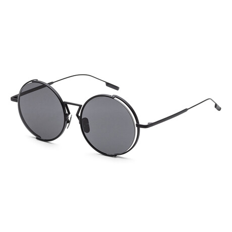 Men's Alpha IS1004-D Sunglasses // Black + Dark Smoke