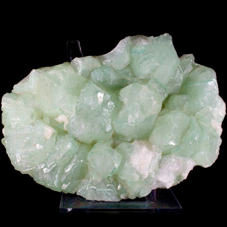 Rare, Color-Zoned Lime Green Apophyllite