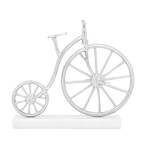 Bicylce Sculpture // Aluminum on Marble
