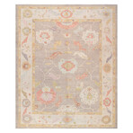 Pasargad Home Authentic Turkish Oushak // Hand-Knotted Wool Area Rug // Mocha // 11'10" X 14' 4"