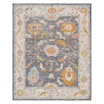 Pasargad Home Authentic Turkish Oushak // Hand-Knotted Wool Area Rug // Grey // V3 // 9' 2" X 11' 1"