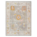 Pasargad Home Authentic Turkish Oushak // Hand-Knotted Wool Area Rug // Taupe // V4 // 9'10" X 13' 5"