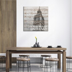 London by Conrad Knutsen (26"H x 26"W x 1.5"D)