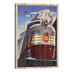 Canadian Pacific (Railway Train) Advertising Vintage Poster by Unknown Artist (40"H x 26"W x 1.5"D)