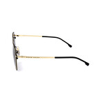 Men's 1223-F-S Sunglasses // Black + Gold