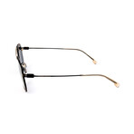 Men's 1193-S Sunglasses // Black + Gold