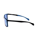 Men's 1114 Sunglasses // Black + Blue