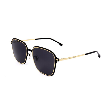 Men's 1223-F-S Sunglasses // Black + Gold