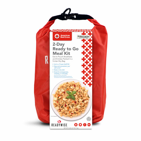 American Red Cross 2 Day Ready to Go Meal Kit
