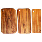 Natural Wood Camphor Laurel Premium Anti-Bacterial Cutting Board (Small)