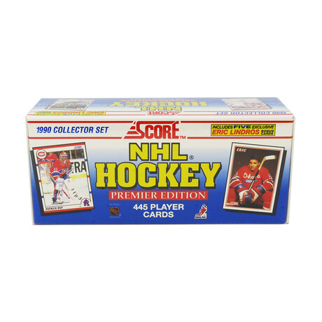 1990 Score Hockey Unopened Factory Sealed Set // 445 Cards (Jagr/Brodeur/Lindros RC's)
