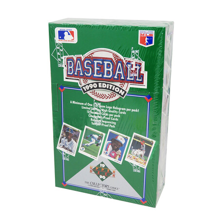 1990 Upper Deck Baseball Low # Series Factory Sealed Wax Box // 36 Packs