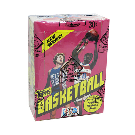 1981//82 Topps Basketball Unopened Wax Box BBCE Sealed Wrapped // 36 Packs (Bird / Magic 2nd YR??)(C)