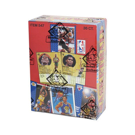 1991 Fleer Basketball Series 1 Unopened Wax Box BBCE Wrapped From A Sealed Case (FASC) // 36 Packs