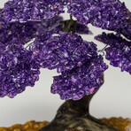 Large Genuine Amethyst Clustered Gemstone Tree on Citrine Matrix // The Empowerment Tree