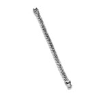 Sterling Silver Link Bracelet + Design Lock (7.5)