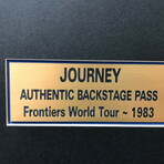 Journey // 8x10 Photo w/ Tour Pass (JSA Authenticated) // Signed