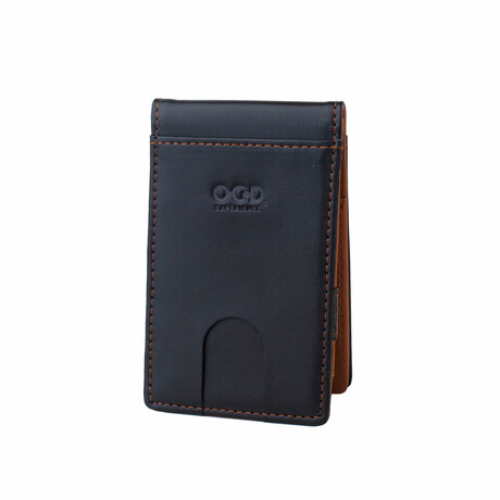 O.C.D. RFID Wallet // Caramel // Black Clip