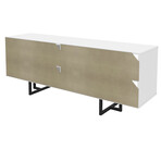 Rock Hill // TV Stand  // 59" // White Wood