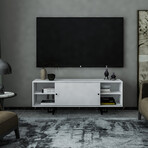 Rock Hill // TV Stand  // 59" // White Wood