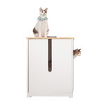 Omega // Cat Litter Cabinet + Foldable Litter Box