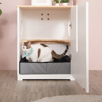 Omega // Cat Litter Cabinet + Foldable Litter Box