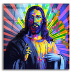 Colorful Christ (12"H x 12"W x 0.13"D)