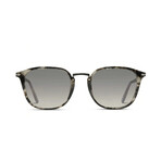 Persol // Men's Square Sunglasses // Gray + Gray Gradient