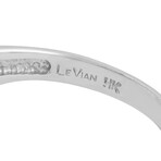 Le Vian // 18K White Gold + Diamond Flower Ring // Ring Size 7.75 // Estate