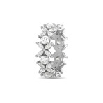 Tiffany & Co. // Victoria Platinum + Diamond Band Ring // Ring Size 6 // Estate