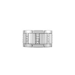 Cartier // Tank Française 18K White Gold Diamond Band Ring // Ring Size 5.75 // Estate