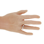 Hermès // 18K White Gold Band Ring // Ring Size 10 // Estate