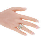 Tasaki // Platinum + 18K Yellow Gold Diamond Ring // Ring Size 8.5 // Estate