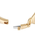 Gucci // Horsebit Flora 18K Yellow Gold Coral Bracelet // 7.25" // Estate