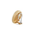 Angela Cummings // 18K Yellow Gold Clip-On Earrings // Estate