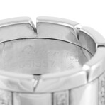 Cartier // Tank Française 18K White Gold Diamond Band Ring // Ring Size 5.75 // Estate