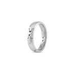 Hermès // 18K White Gold Band Ring // Ring Size 10 // Estate