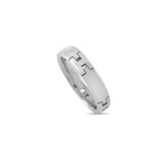 Hermès // 18K White Gold Band Ring // Ring Size 10 // Estate