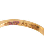 Asprey // 18K Yellow Gold Diamond + Ruby Ring // Ring Size 6.25 // Estate