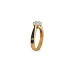 Korloff // 18K Yellow Gold + Diamond Ring // Ring Size 7.25 // Estate