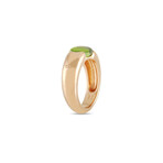 Pomellato // Sassi 18K Rose Gold + Peridot Ring // Ring Size 7.5 // Estate