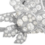 Bancelin // Paris Antique Diamond Flower Brooch // Estate