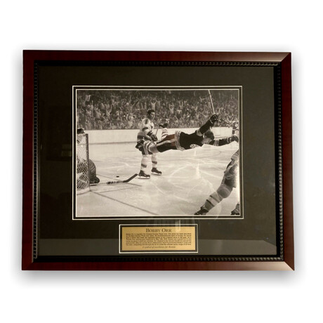 Bobby Orr // Boston Bruins // Unsigned Photograph + Framed