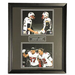 Tom Brady & Rob Gronkowski // Patriots + Buccaneers // Unsigned Photographs + Framed