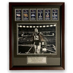 Tom Brady // New England Patriots // Unsigned Collage // Framed //Super Bowl Champion