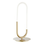 Single Clip LED Table Lamp (Sandy Gold)