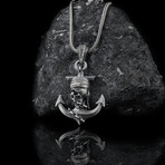 Pirate and Anchor Necklace