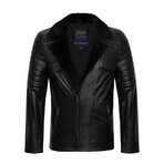 Raphael Leather Jacket // Black (XL)