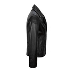 Fraser Leather Jacket // Black (L)