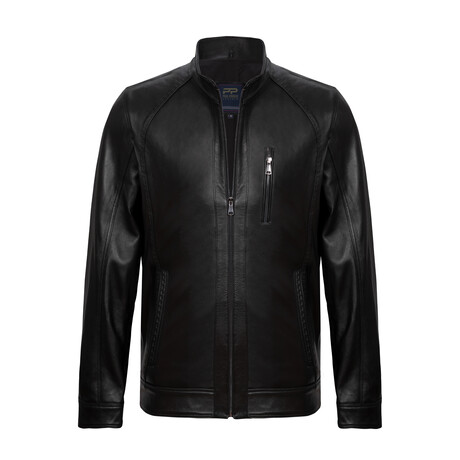 Juan Leather Jacket // Black (3XL)